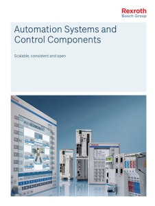 Automation systems and control components rexroth