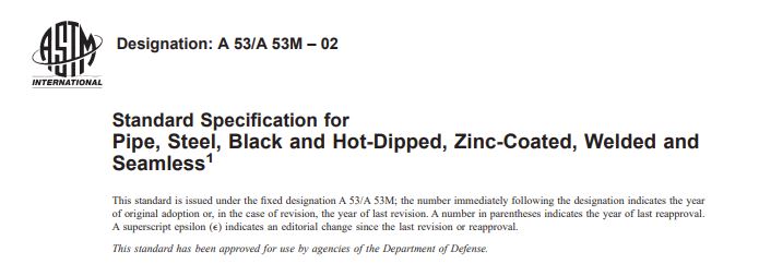 ASTM A53 Standard PDF - Piping Technology System