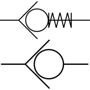 Check valve symbol