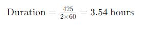 Calculating Oxygen Tank Duration